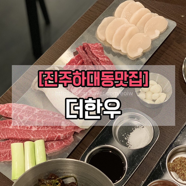 [진주하대동맛집] 더한우