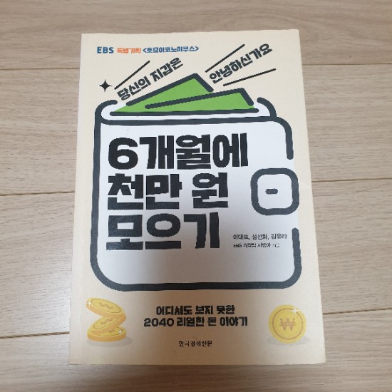  6개월에 천만원모으기.. 읽고 경험 할만한 새로운 도전이다