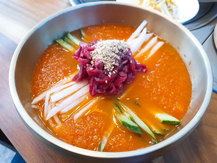  울산언양맛집 정갈하고 인상적인 한우물회 정안면옥