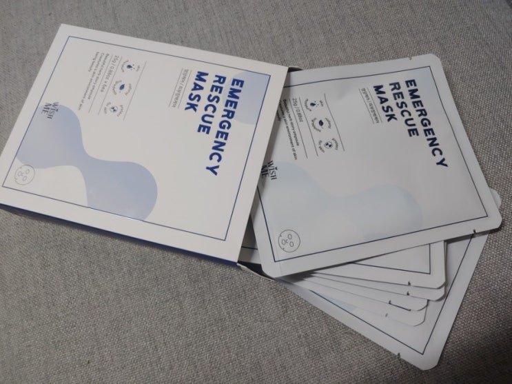  진정이 필요한 피부엔 위시미 이머전씨레스큐 마스크팩