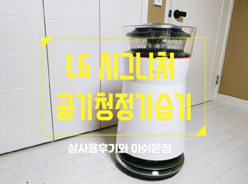 LG 시그니처 가습기(엘지 시그니처 공기청정기)의 솔직후기