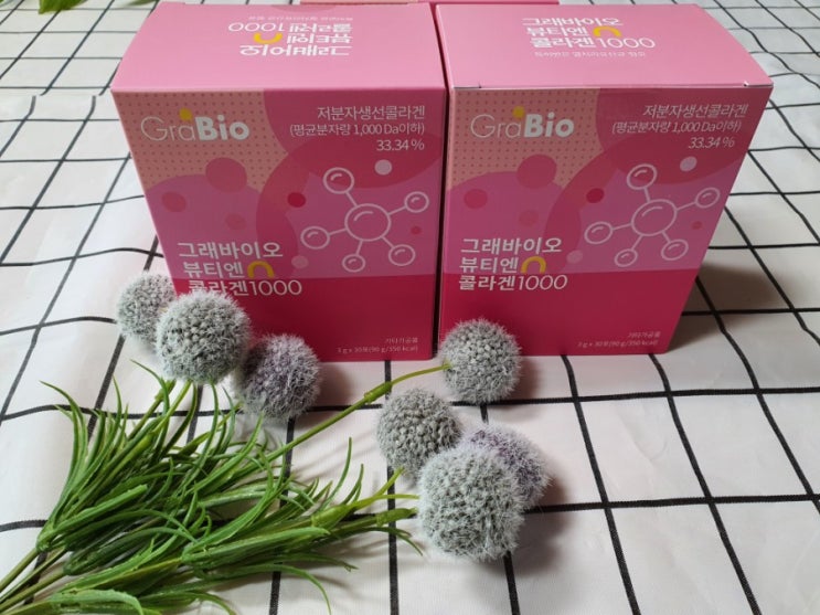  그래바이오 뷰티엔콜라겐1000 한포로 유산균과 콜라겐을 한번에!