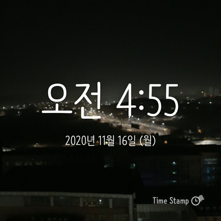  새벽 기상 11-16