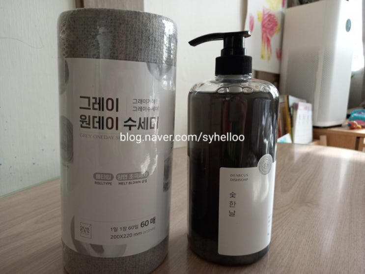  친환경 수세미 디어커스로 깔끔한 주방정리::