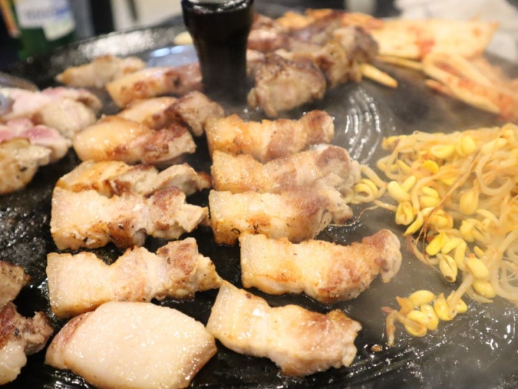  경산 중산동 펜타힐즈 목구멍 삼겹살 다녀왔어요