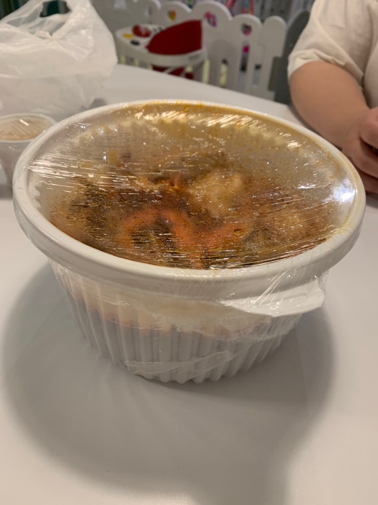  꽃도리탕 주문해서 먹어봤어요~