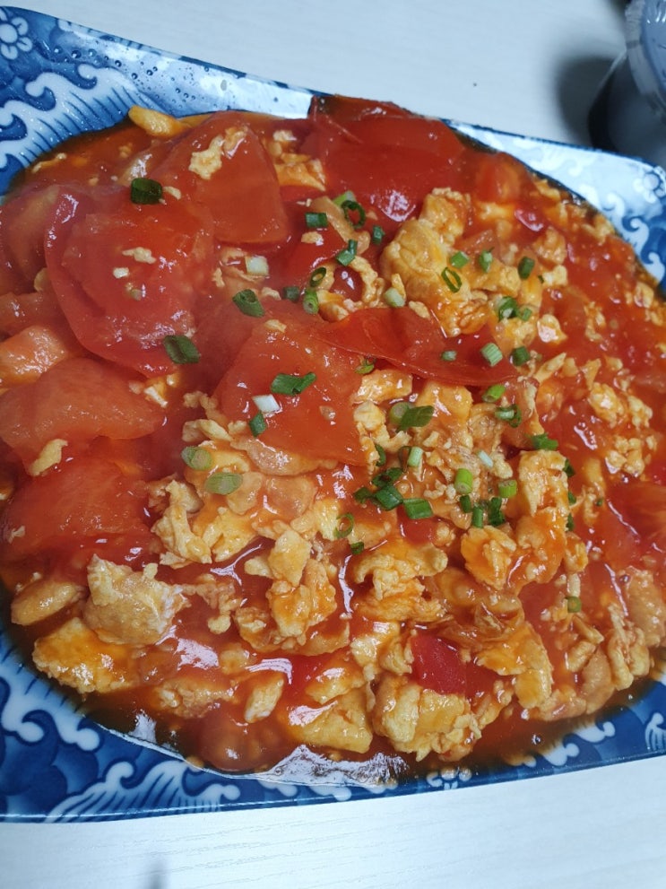 중국식 토마토 달걀볶음 만들기