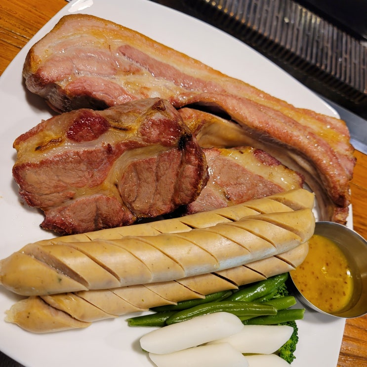  일산 풍동 맛집 애니골 산에산 화덕구이 육즙가득 고기한입 모임장소추천