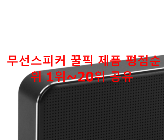 무선스피커 꿀픽 제품 평점순위 1위~20위 공유 무선스피커 꿀픽 제품 평점순위 1위~20위 공유