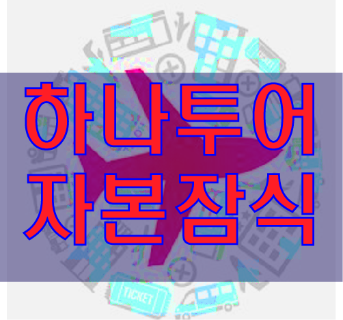 하나투어 자본잠식 강구책,회생안