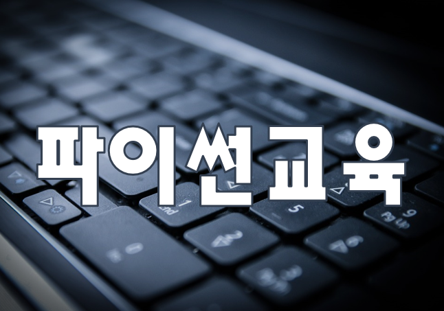  파이썬교육 초보자가 배우기 가장 쉬운 코딩!