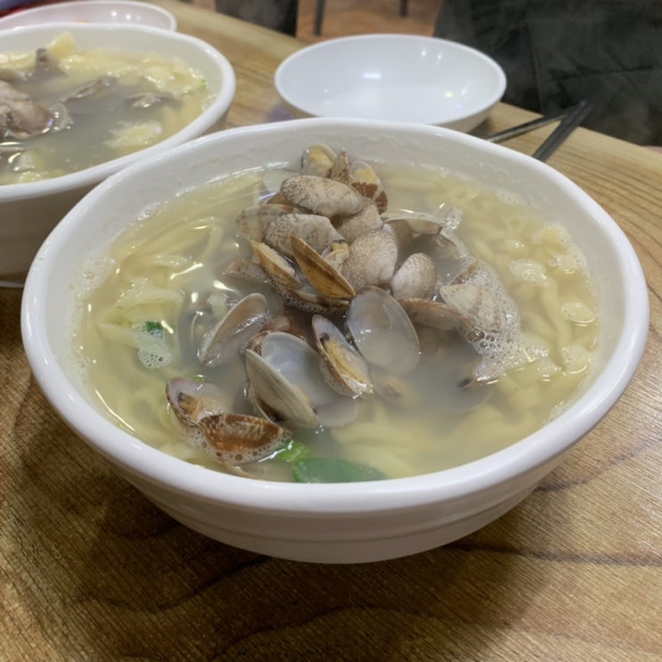  용두동 찐맛집 옛날바지락손칼국수