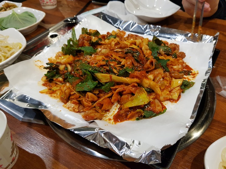  용인 동백 곱창 '오늘도곱창'에서 곱창볶음 먹어봤어요~