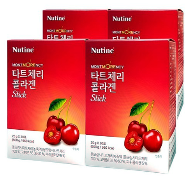  뉴틴/김수현의 몽모랑시 타트체리 콜라겐 젤리스틱