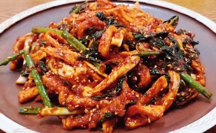  알토란 무말랭이 무침 '김하진 쌤 레시피'(무말랭이 효능)