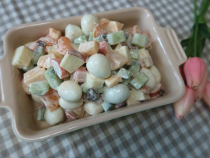 추억의 맛 - 과일사라다 만들기 (과일샐러드)