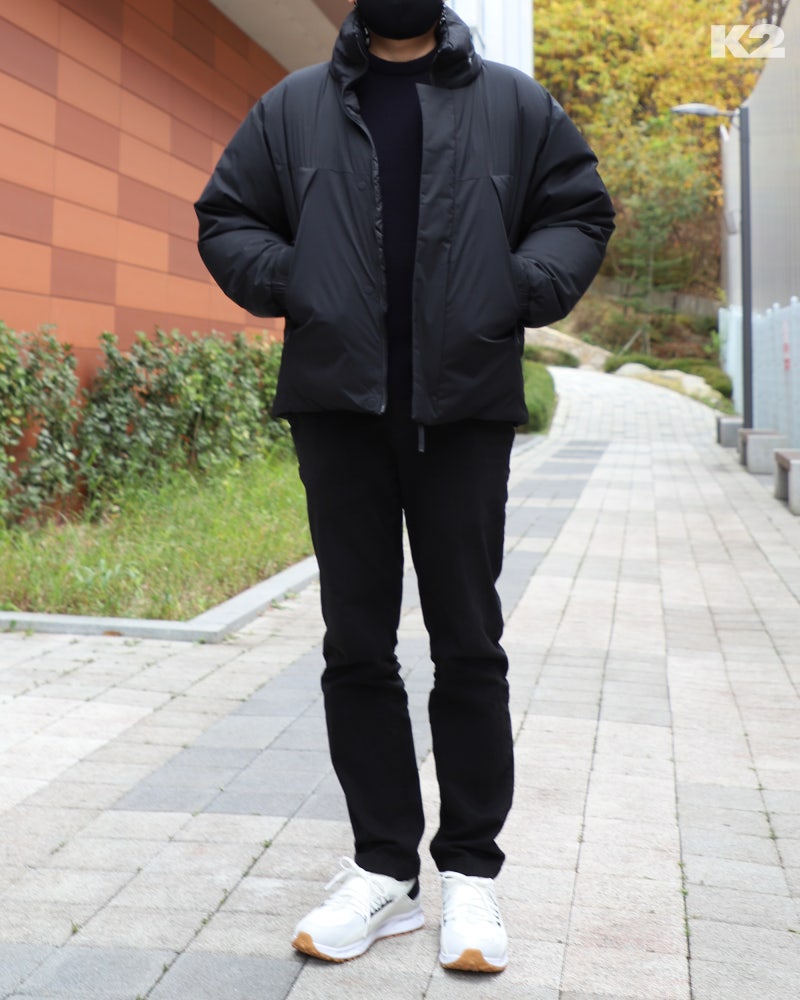 K2 박서준패딩, 씬에어 숏패딩, 사이즈 추천 및 일반인 실착 착샷 리뷰