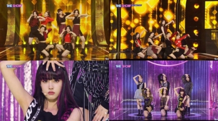 '더쇼' 스테이씨, 데뷔부터 강렬+매혹..'SO BAD' 맴버