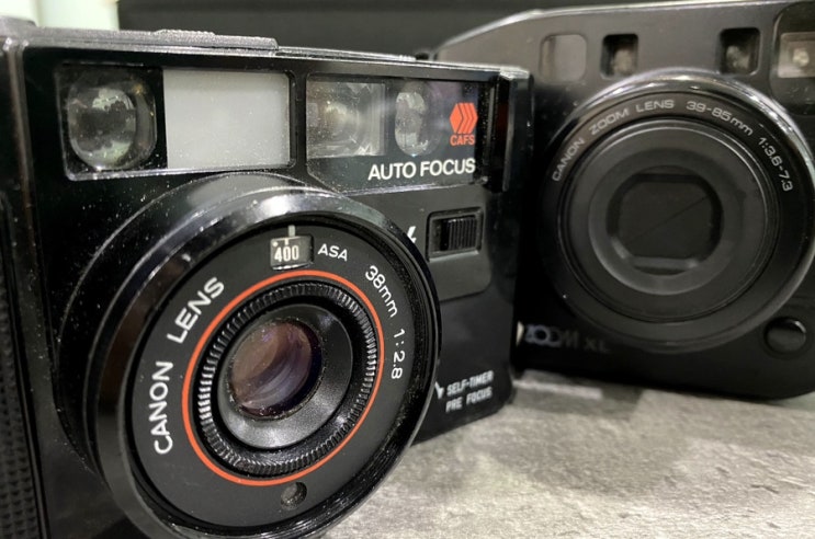 80년대 필름카메라 비교 AF35M과 SURESHOT ZOOM XL