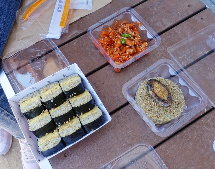  제주공항 근처 맛집 김만복 김밥 매장 이용은 안돼요!