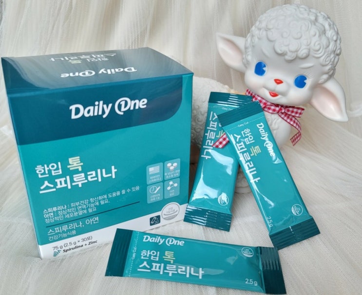  [제품후기]데일리원-한입 톡 스피루리나