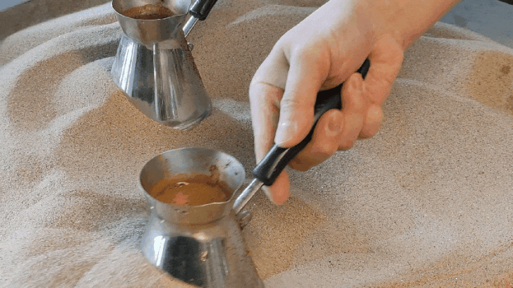 [강남/압구정동/가로수길]-샌드커피 논탄토-터키식 모래를 이용하여 끓이는 커피, 논탄토( Nontanto) 카페