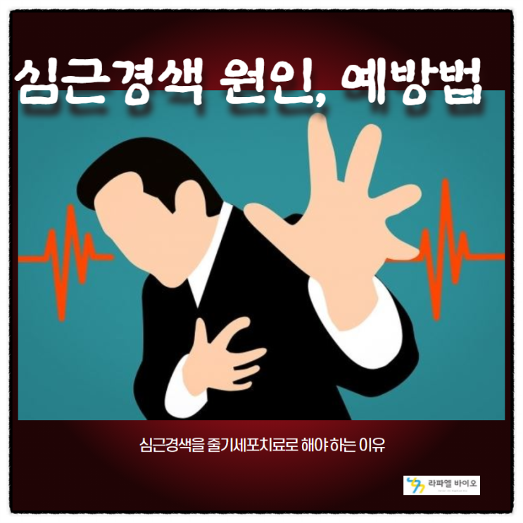  심근경색 원인, 예방법과 줄기세포치료를 해야하는 이유.