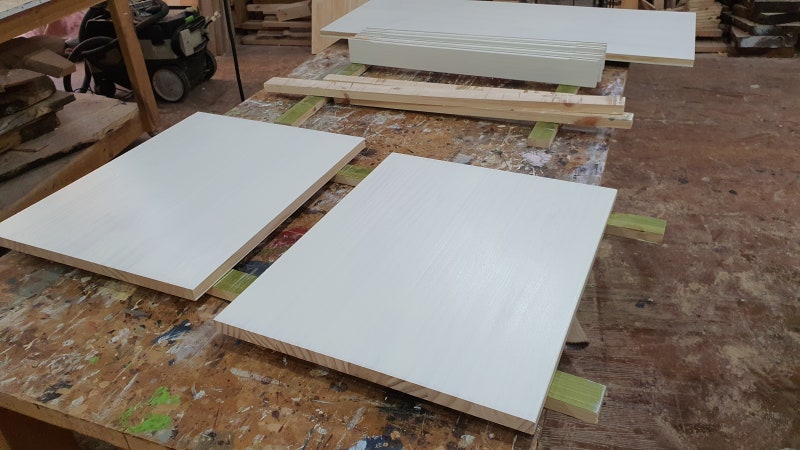 [청주가구제작] 청주법당/ 통원목 및 장식품 진열 수납장 맞춤제작 6