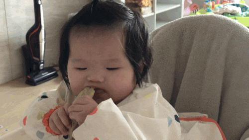  아이주도이유식 2일차~ 2주차 / 생후6개월 고형이유식 진행중!
