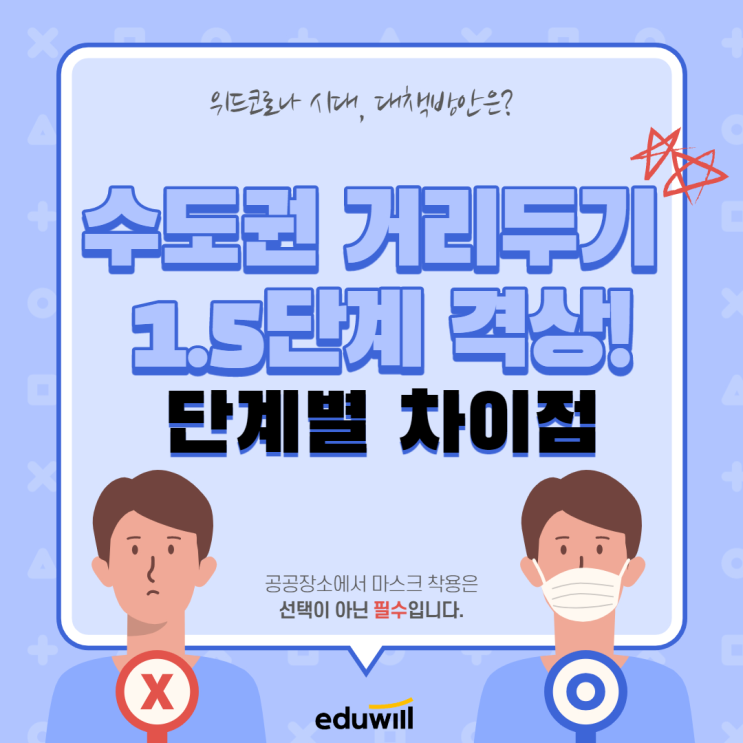  수도권 거리두기 1.5단계 및 단계별 차이점, 모더나 백신 소식 [답십리동9급공무원학원][서울9급공무원학원]