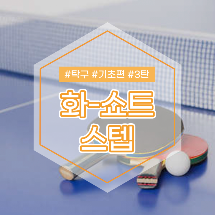  효미쌤이 알려주는 탁구 기본자세 기초편 3탄 화-쇼트 스텝