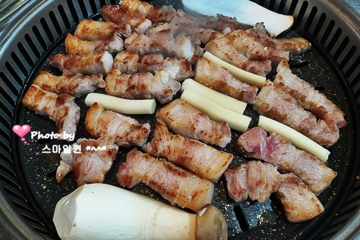  수지 삼겹살 맛집 - 맛찬들 왕소금구이~