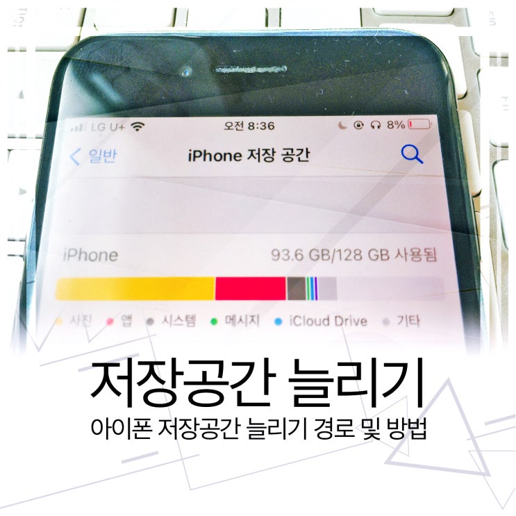  아이폰 저장공간 늘리기 영구삭제로 해결