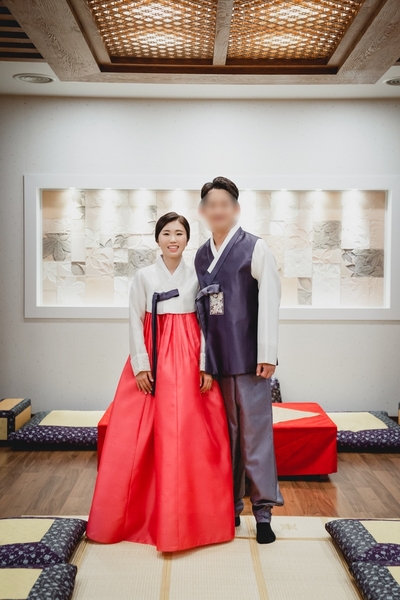  다비다명주 : 신랑신부 및 혼주 맞춤 한복 후기(강추!)