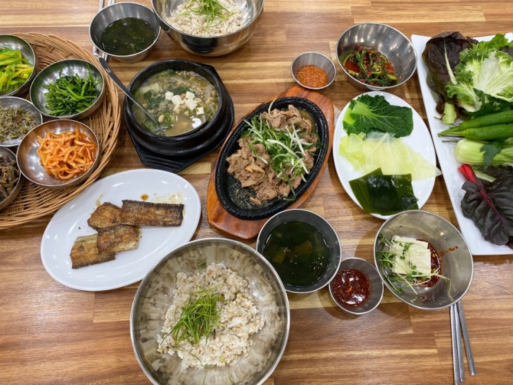 양산 물금역 맛집 하하보리밥