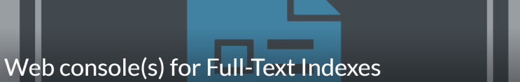  Couchbase - Full-Text Index를 대한 웹 콘솔