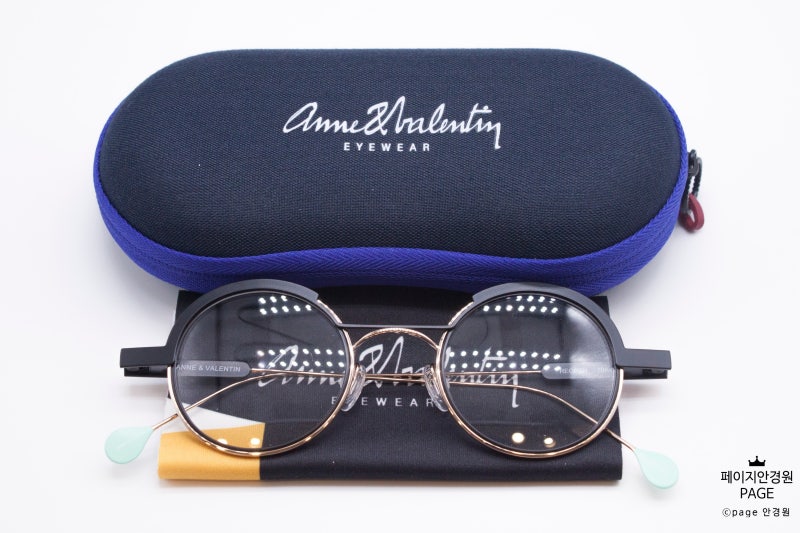 양천구 ANNE&VALENTIN 안네 발렌틴 발작 발자크 H19 네이비 로즈 골드 칼라 티타늄 안경 양천구청 신정동 신정네거리 목동 페이지안경원