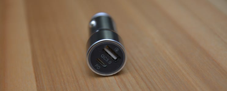 차량용 PD USB 듀얼포트 고속충전기 실사용 후기 - 디지지 퀄컴 3.0 YC-2PCU700
