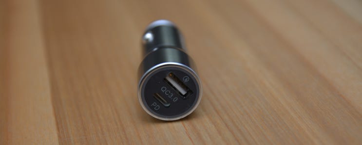  차량용 PD USB 듀얼포트 고속충전기 실사용 후기 - 디지지 퀄컴 3.0 YC-2PCU700