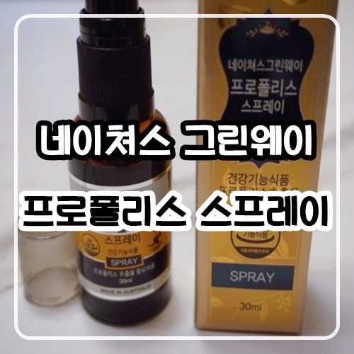  호주 프로폴리스 스프레이 추천 고함량 + 네이쳐스그린웨이 ㅣ  프로폴리스 스프레이