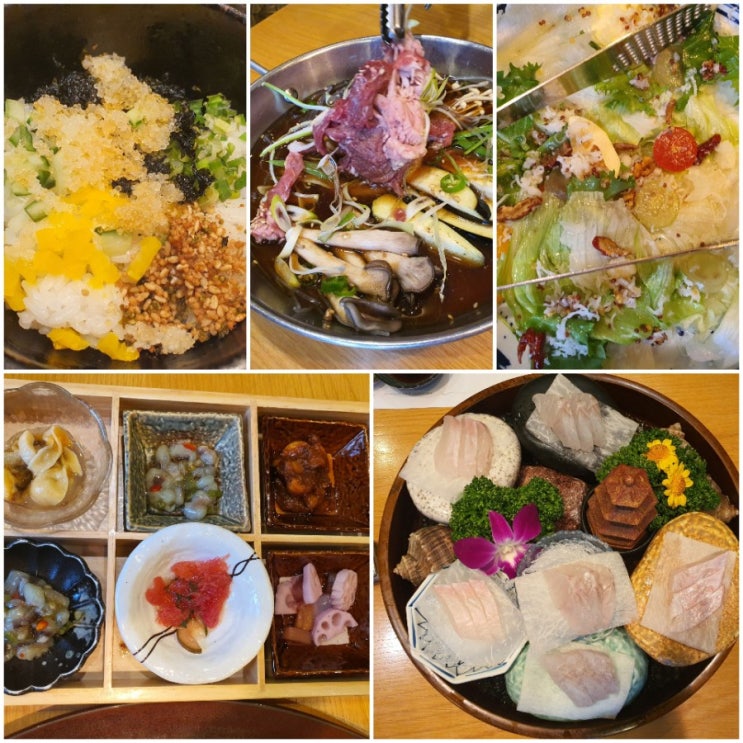  송도맛집 코스회 저렴하게 먹을땐 분위기 좋은 퓨전일식 횟집 도쿄하나 런치 코스