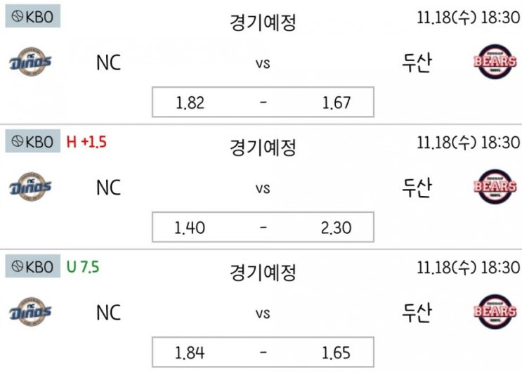 2020.11.18 KBO 프로야구 포스트시즌 한국시리즈 2차전 NC 두산 2020.11.18 KBO 프로야구 포스트시즌 한국시리즈 2차전 NC 두산