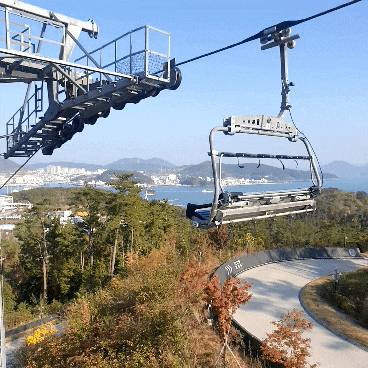  통영 스카이라인 루지(SKYLINE LUGE) + 강화 루지랑 비교?!