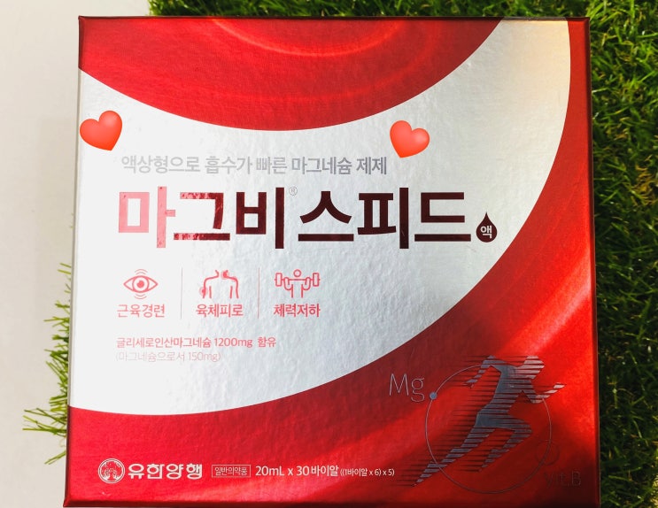  마그비 스피드(feat.유한양행)은 가격과 성분이 이러해요