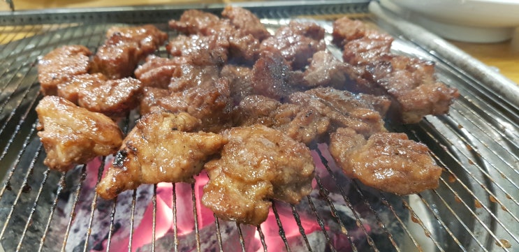  도곡 맛집 청담옥에서 수제 돼지갈비
