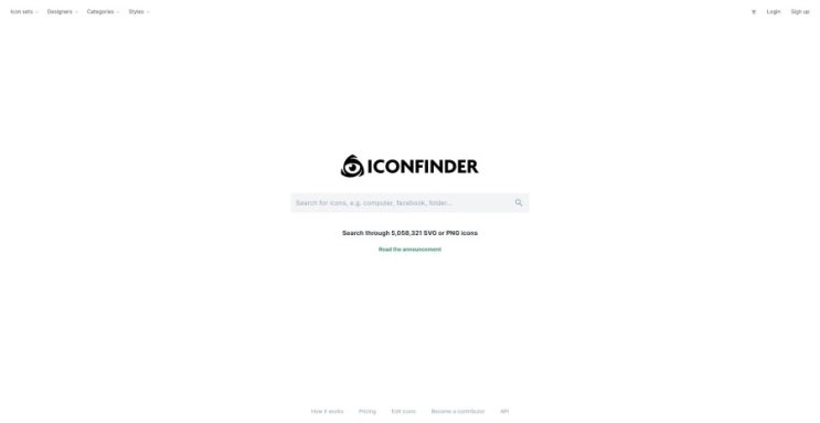  무료 아이콘(icon) 다운로드 사이트 5개