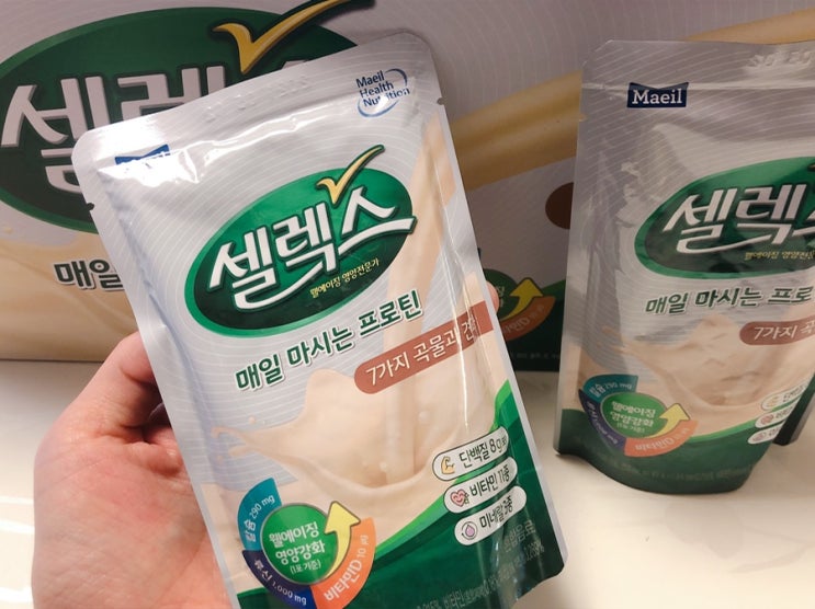  나이먹는 내몸을 위해  내돈내산 #매일유업 셀렉스 마시는 프로틴
