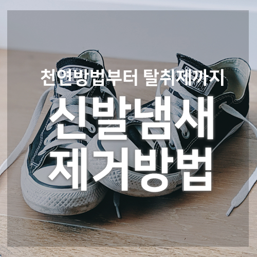  신발냄새제거 (천연방법부터 탈취제까지!)