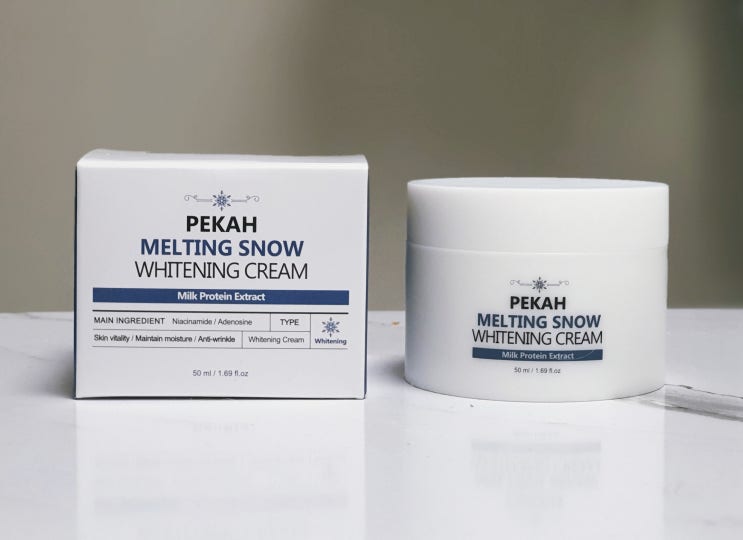  페카 PEKAH 멜팅 스노우 화이트닝크림 민낯 자신감 뿜뿜