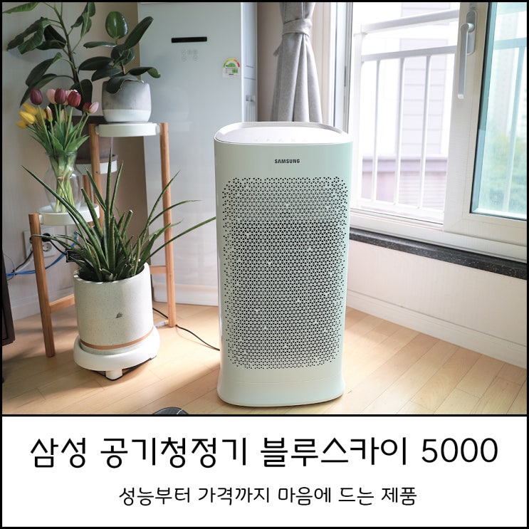  삼성 공기청정기 블루스카이 5000 (AX60T5020WFD) 제품 구매후 사용후기